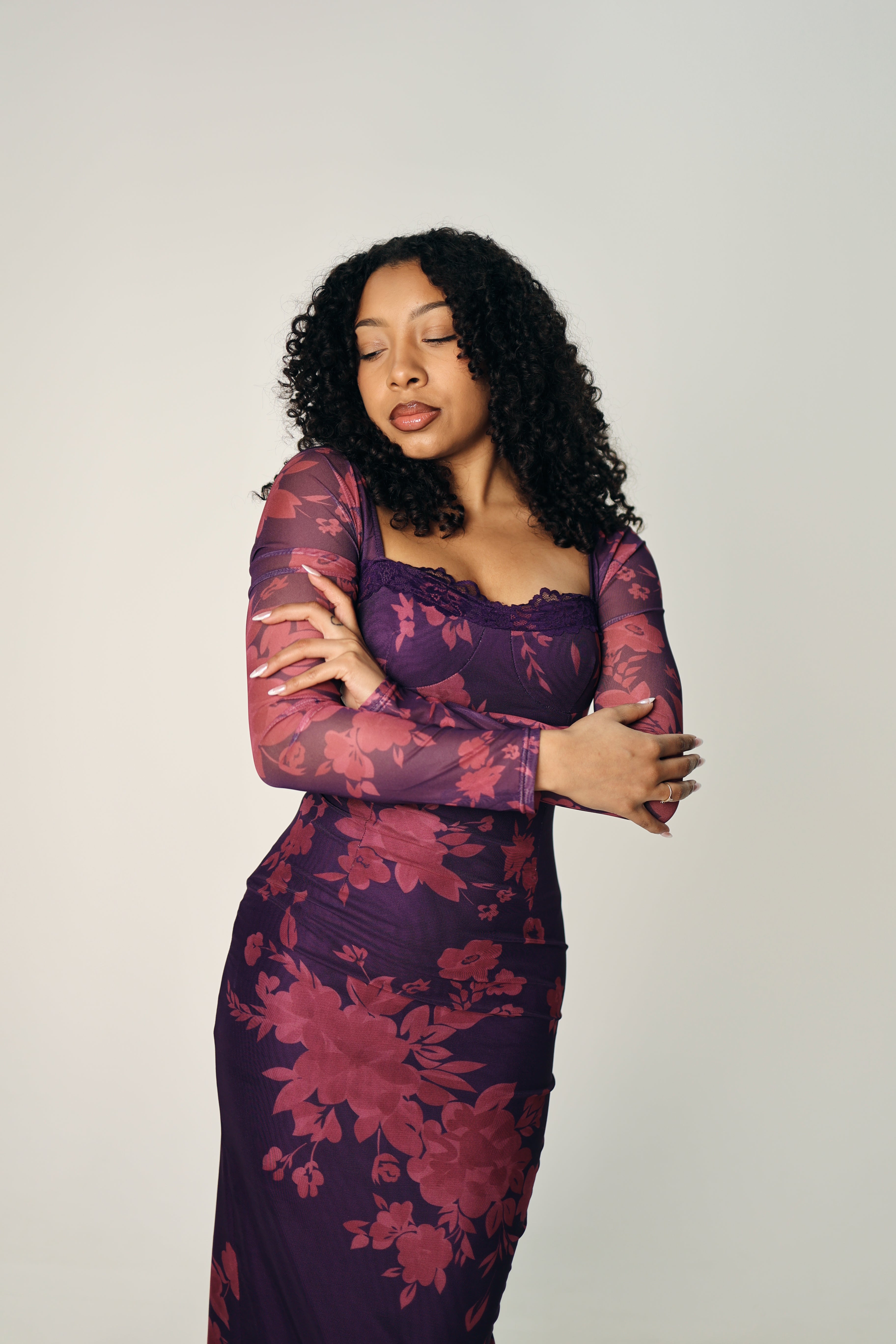 Robe à motif floraux Sophie