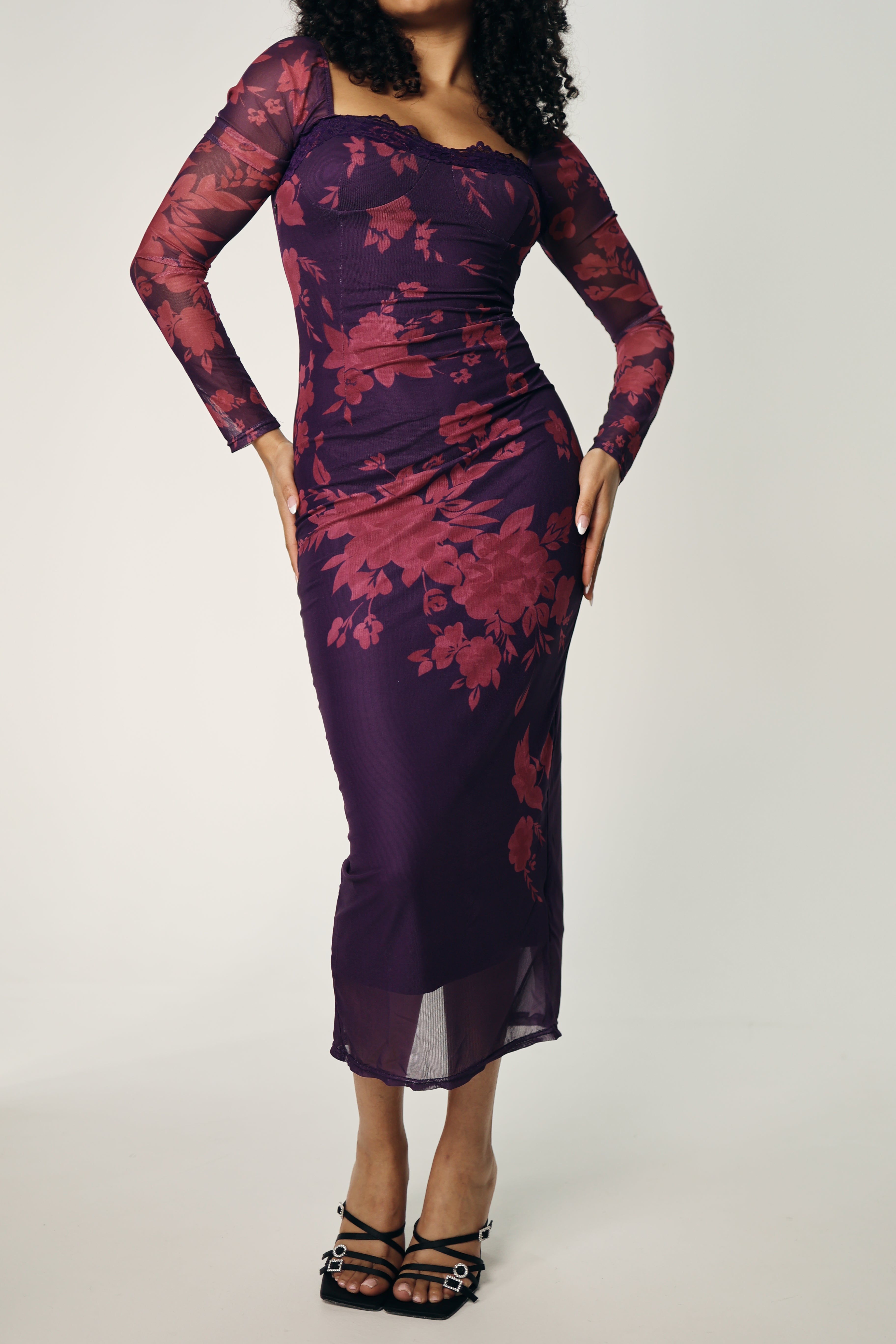 Robe à motif floraux Sophie